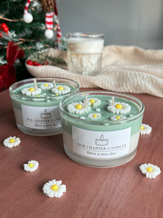 Matcha Daisy Candle