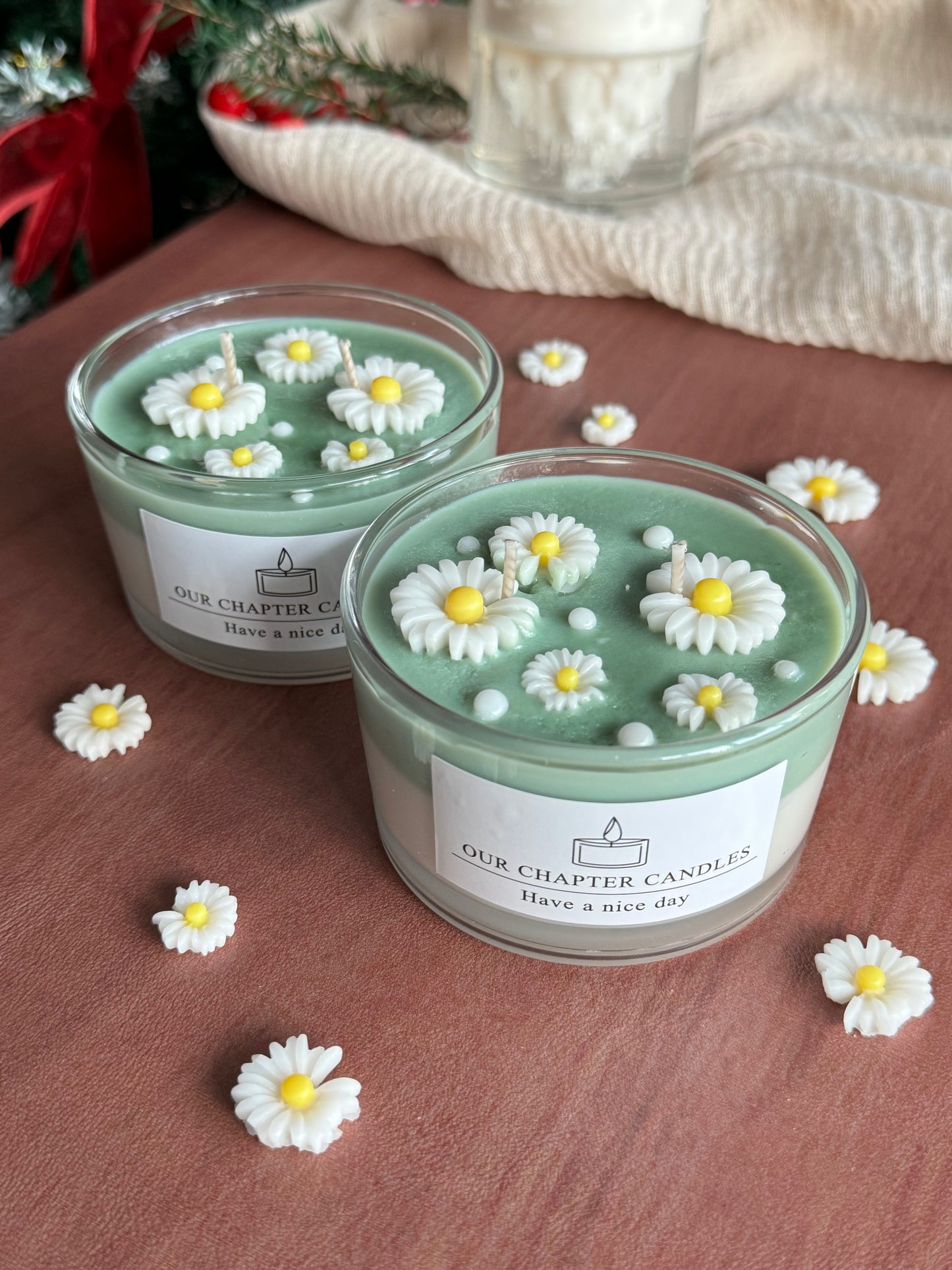 Matcha Daisy Candle