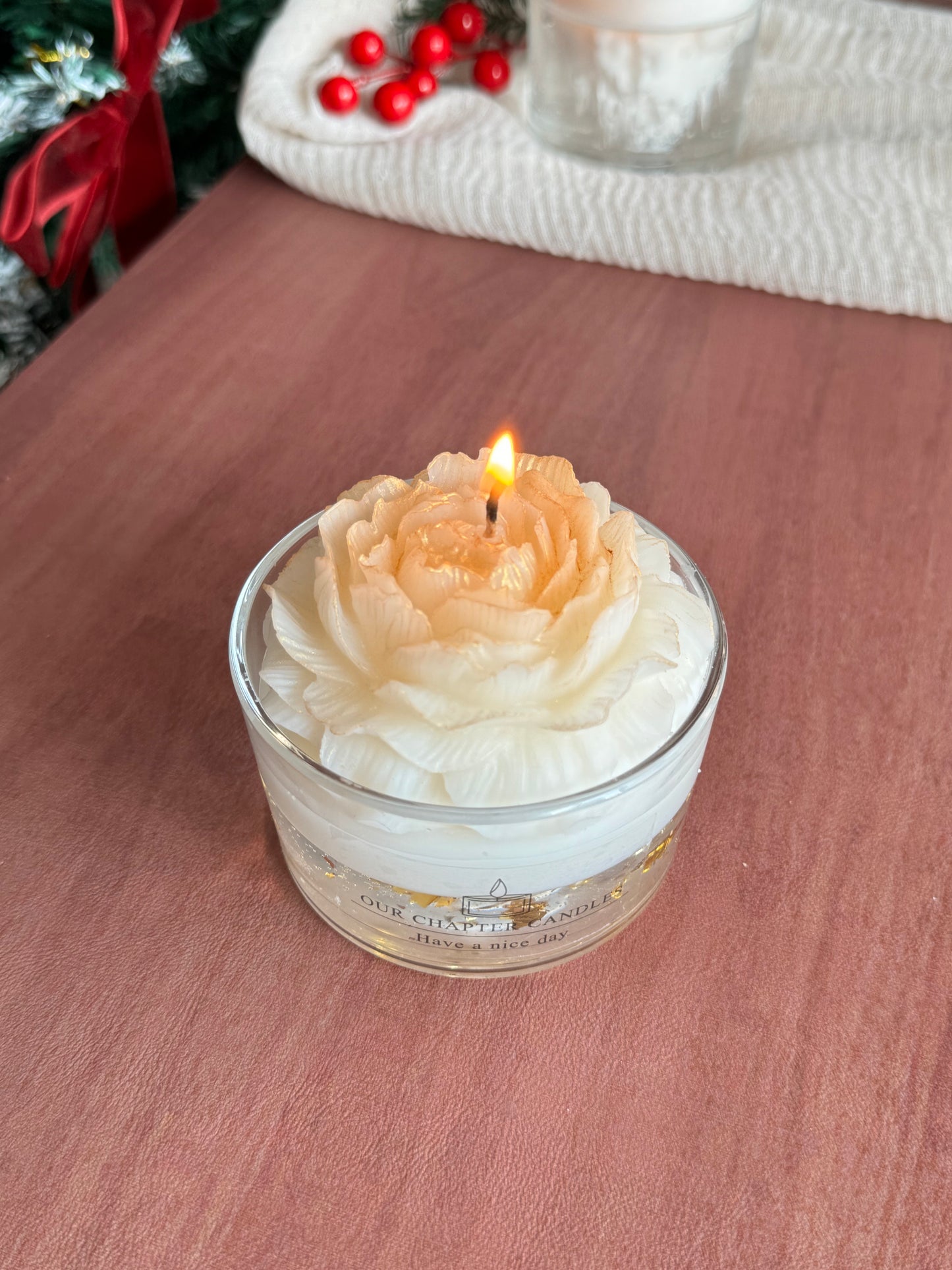 Gilded Rose Candle