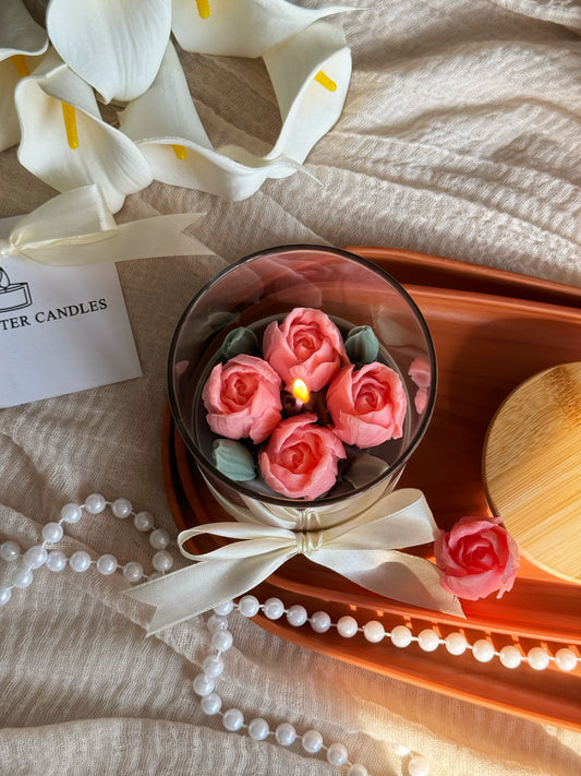 Rose Bouquet Candle