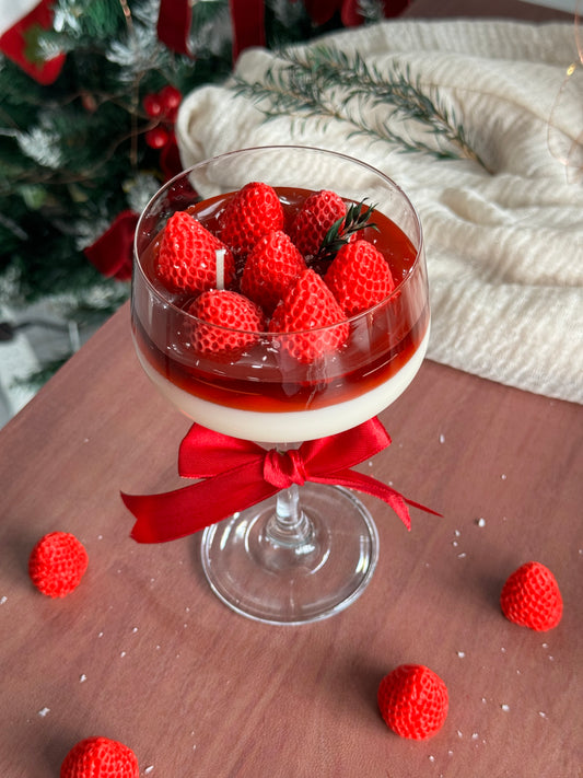 Strawberry Dessert Soy Candle