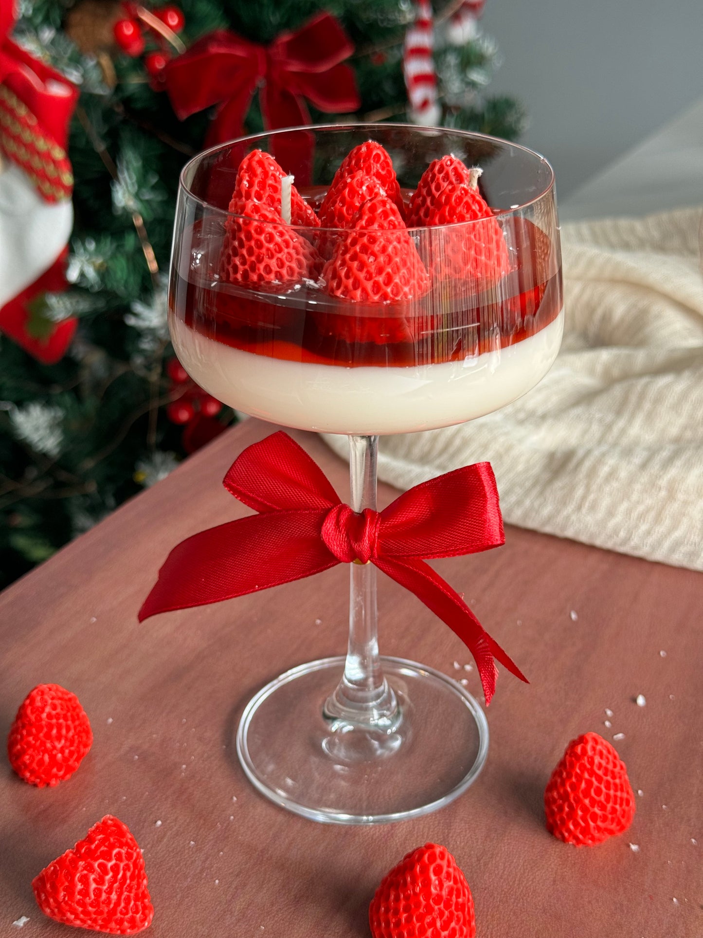 Strawberry Dessert Soy Candle
