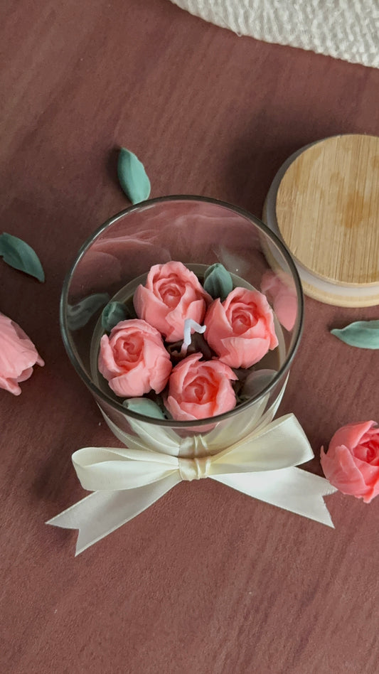 Rose Bouquet Candle