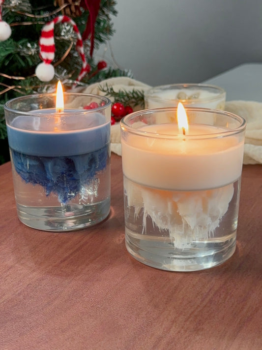 Reverse Iceberg Gel Candle