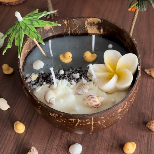 Beachy Little Duck Candle