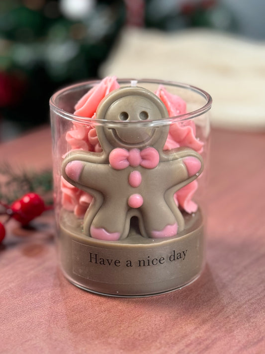 Gingerbread Candle – Holiday Cute Design