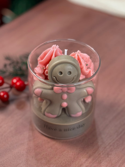 Gingerbread Candle – Holiday Cute Design
