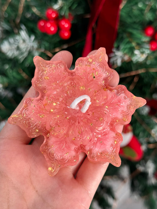 Snowflake Gel Candle