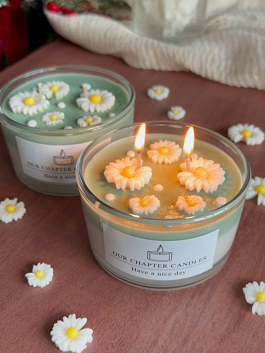 Matcha Daisy Candle