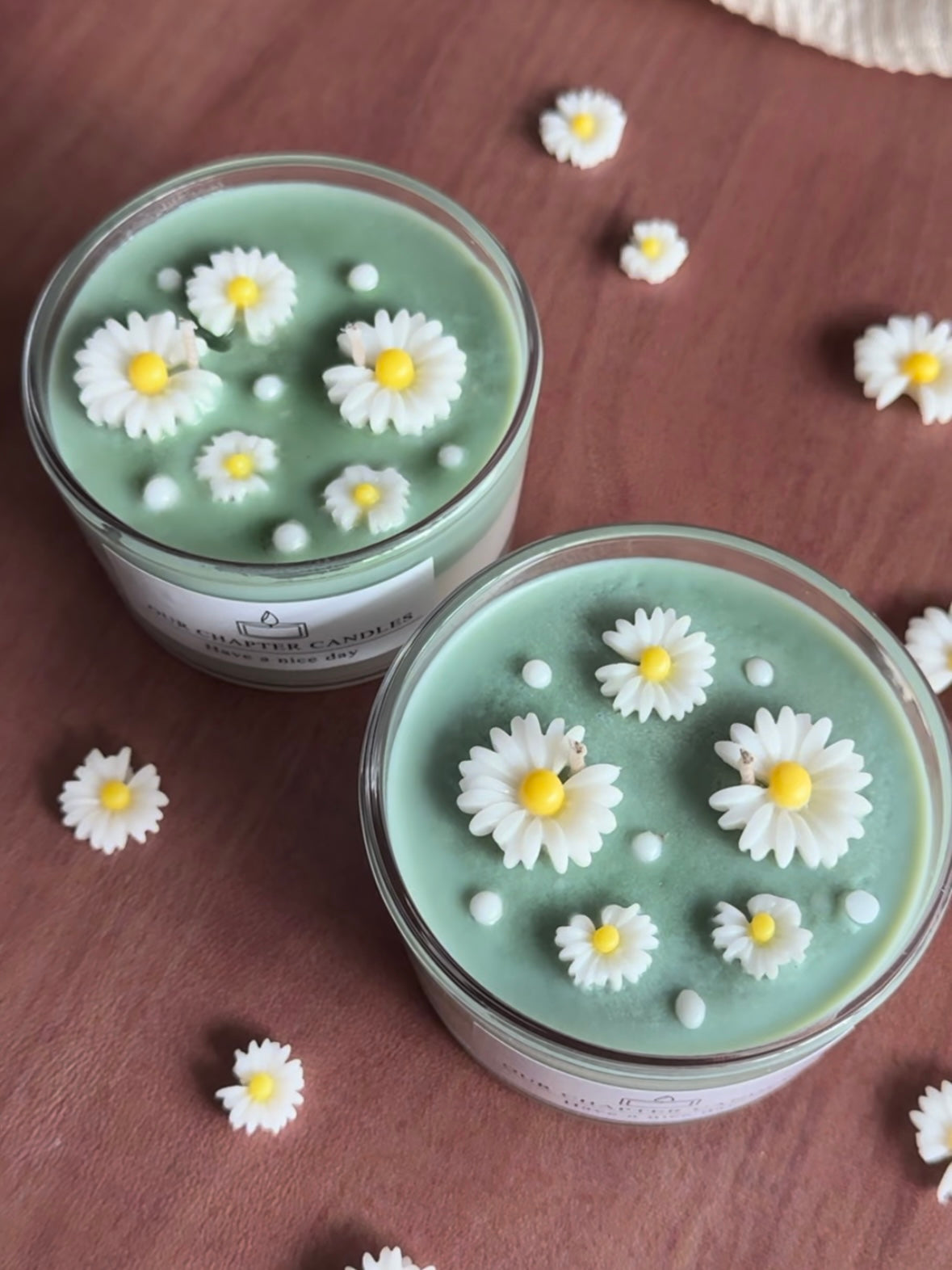 Matcha Daisy Candle