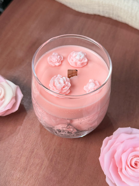 Crystal Rose Candle