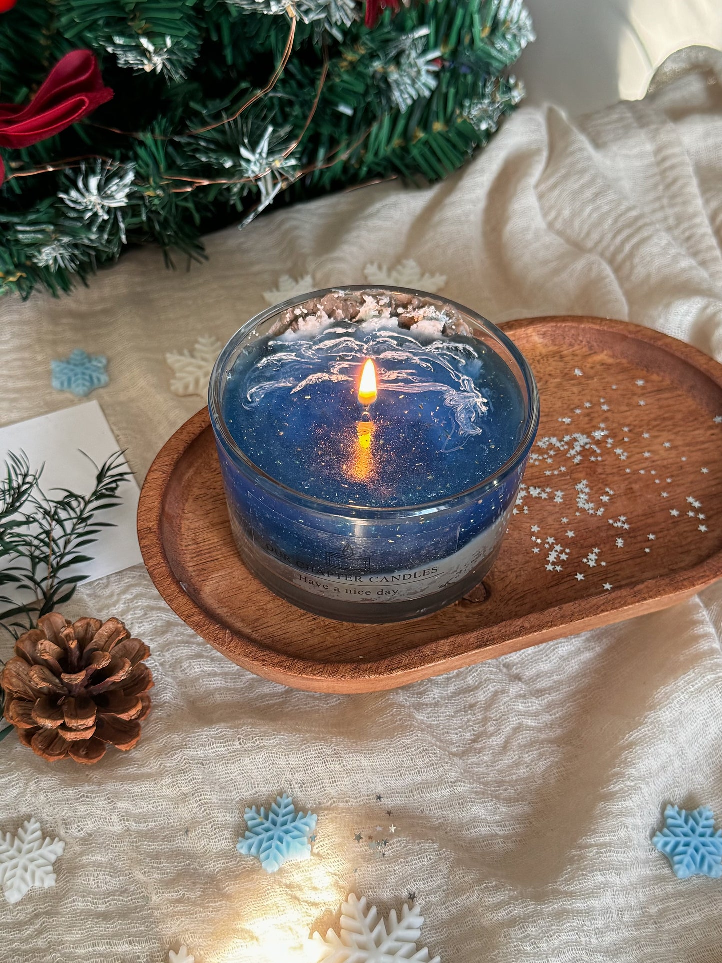Ocean Wave Candle