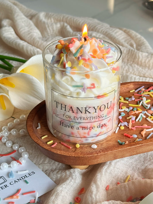 Sprinkle Candy Cup Candle