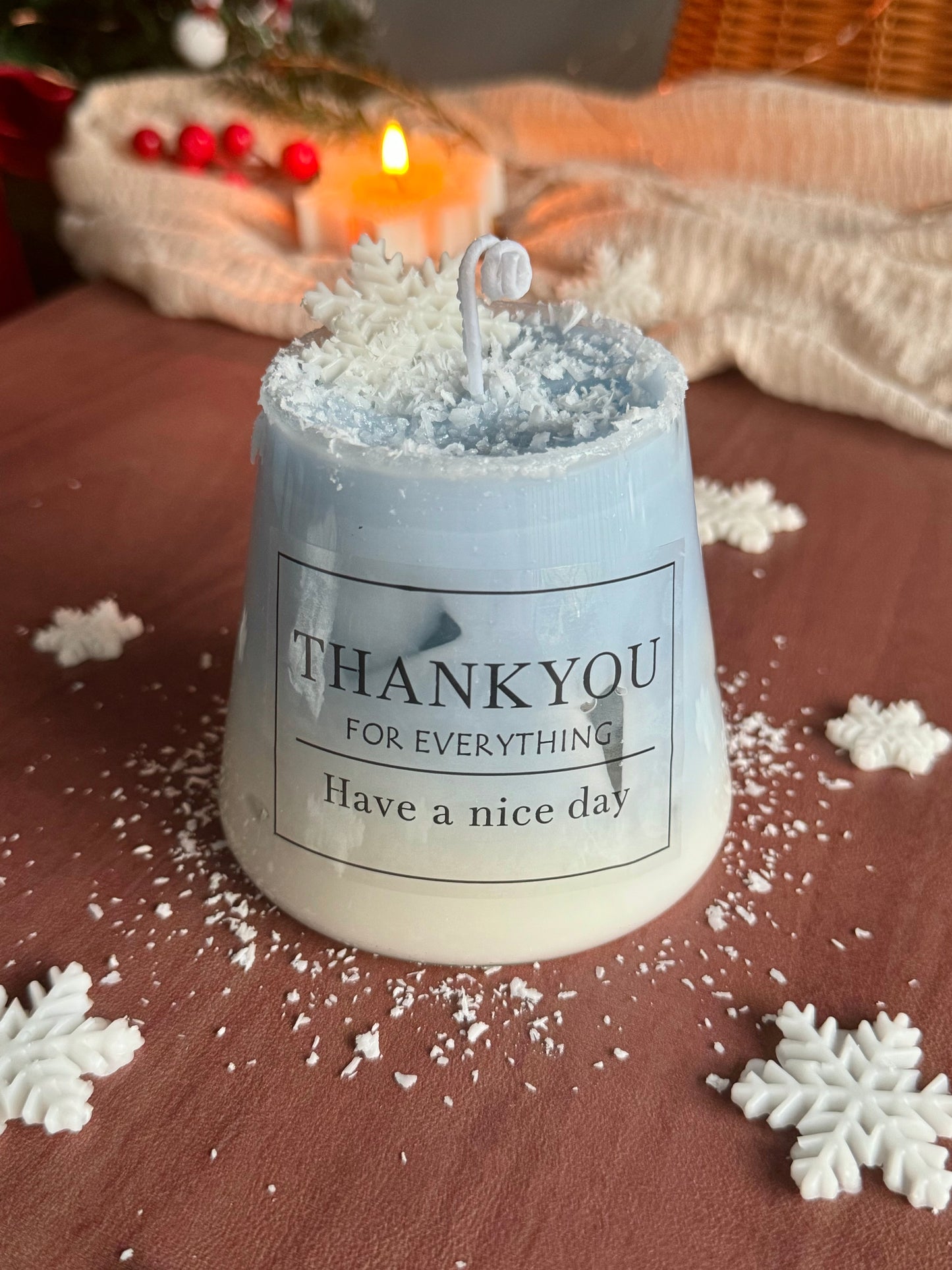 Snowflake Candle – Winter Edition