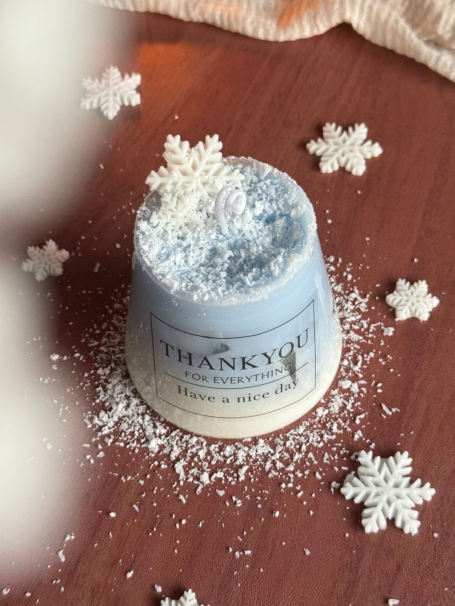 Snowflake Candle – Winter Edition