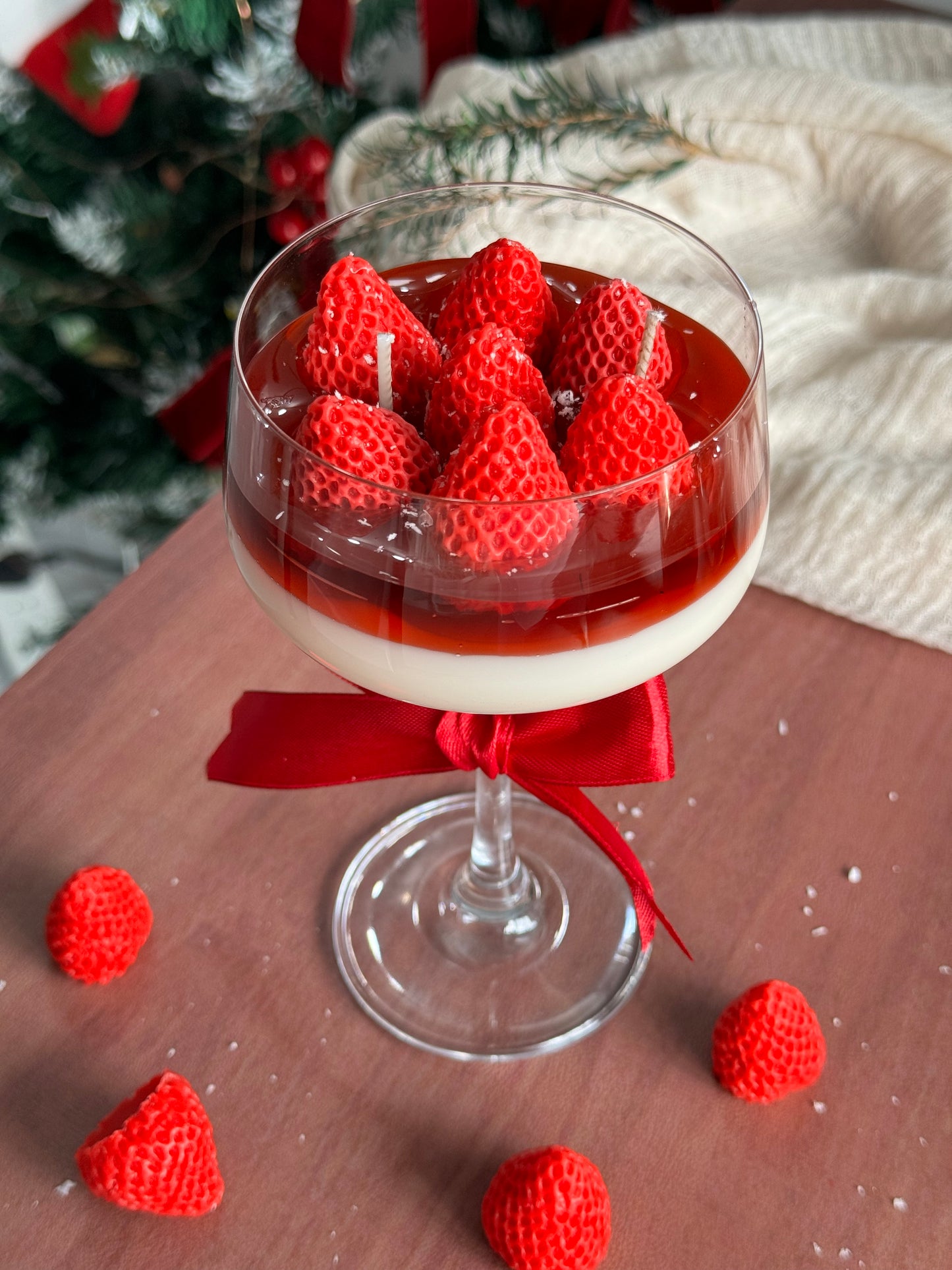 Strawberry Dessert Soy Candle