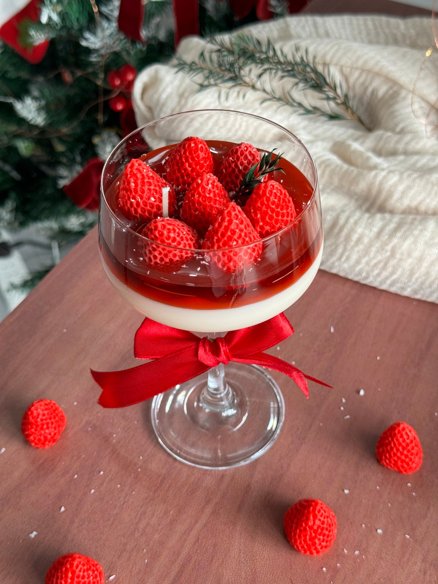 Strawberry Dessert Soy Candle