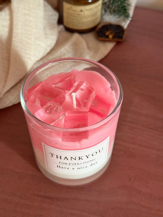 Ice Cube Cup Candle
