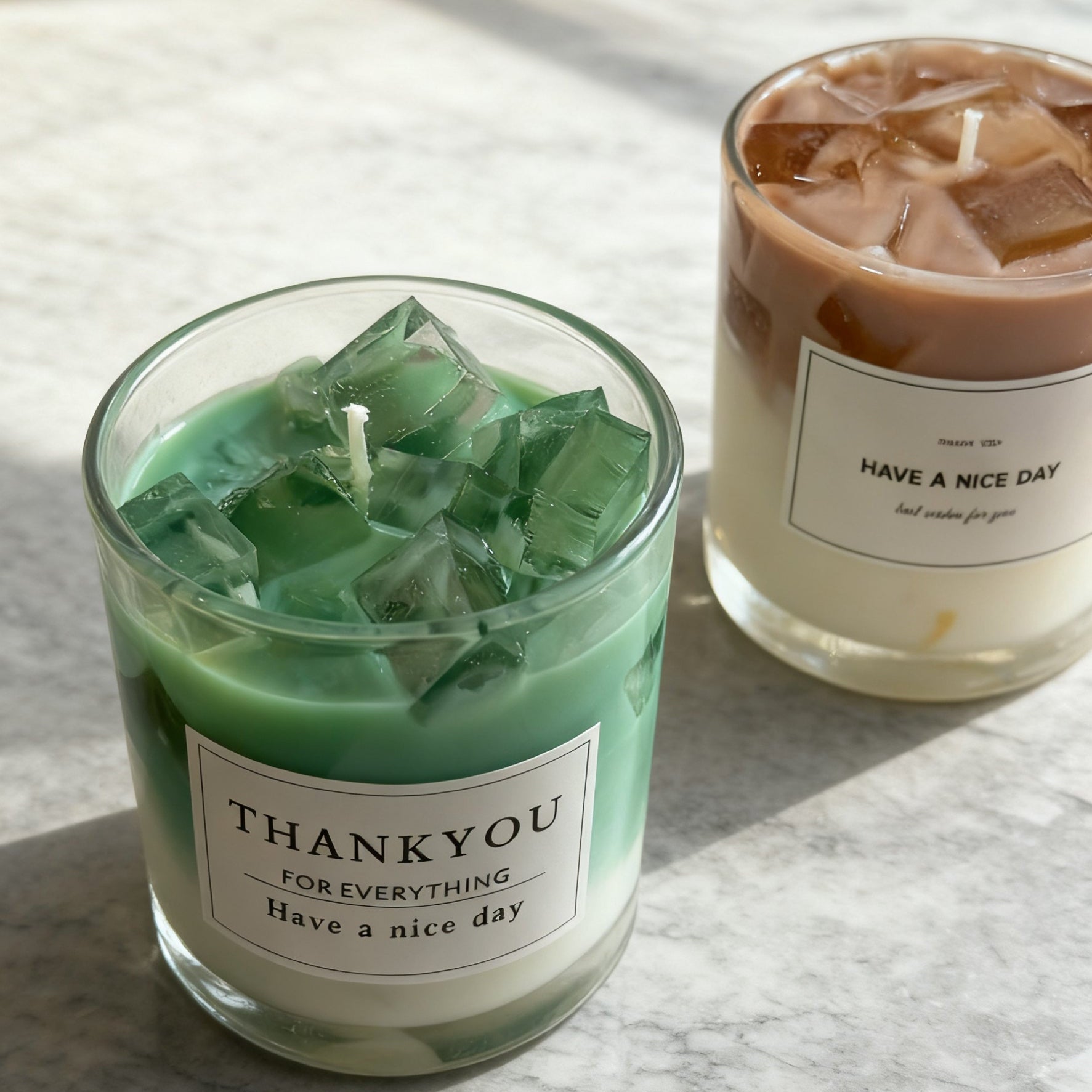 Ice Cube Cup Candle